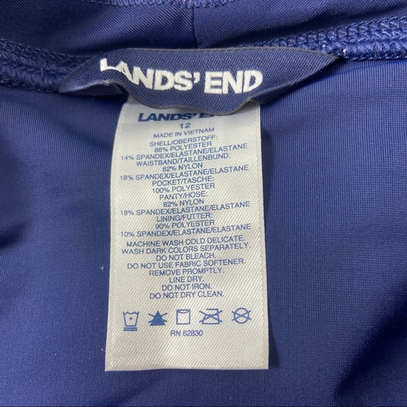 Lands End Swim Shorts Size 12 - Picture 3 of 7